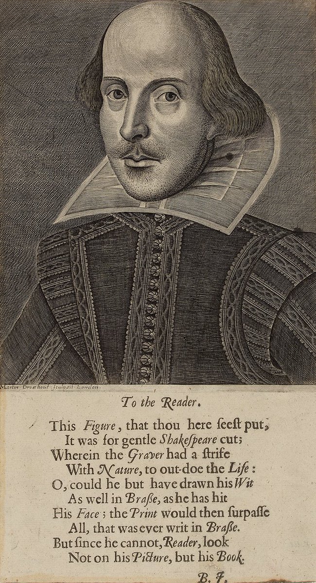 britishmuseum's tweet photo. William Shakespeare was likely born #onthisday in 1564 – and died on the same day in 1616. 

This portrait may be one of the earliest depictions of the Bard https://t.co/NNpi0sr37T https://t.co/pbJuMsgxu6