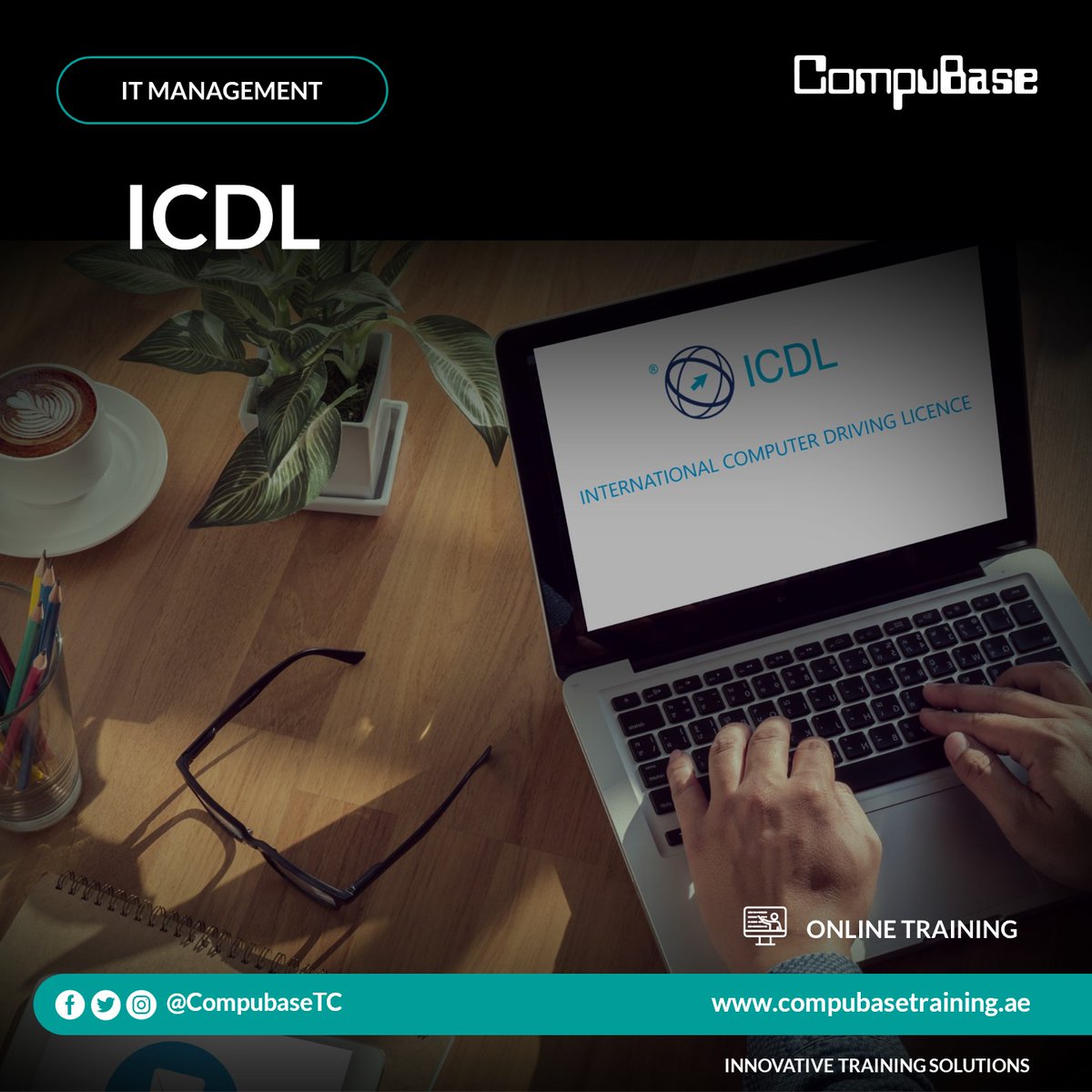 CompubaseTC's tweet image. Enroll to our Online ICDL Course and improve your skills.
Course Includes:
e-Books
ICDL Exam at our Center
Contact us on +971 2 677 1117 or info@compubasetraining.ae to book your seat
#OnlineTraining #IT #Certified #ICDL #ComputerTraining  #COVID-19 #Stay_Home #Stay_Safe