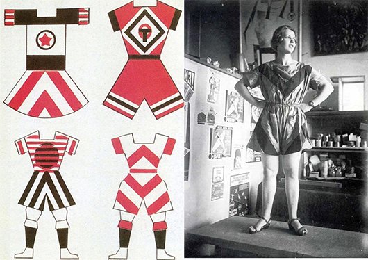Varvara Stepanova (1894-1958). Now you& #39;re talking. The brilliant Russian constructivist Varvara Stepanova designed some of the best posters of the early Soviet era. So exciting visually. She also did a great line in sportswear. I wish my team, Reading FC, had outfits like these!