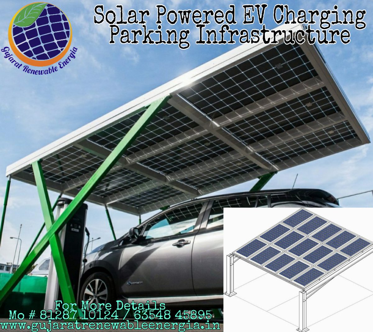 #solarpanels #gosolar #greenenergy #pv #renewable #solarpower #solarpv #solarpowered #gogreen #solarparking #solarcharging #solarpoweredcharging #solarpoweredparking #gujaratrenewableenergia #vadodara #gujarat #india #renewableenergysystems #innovation #charginginfrastructure