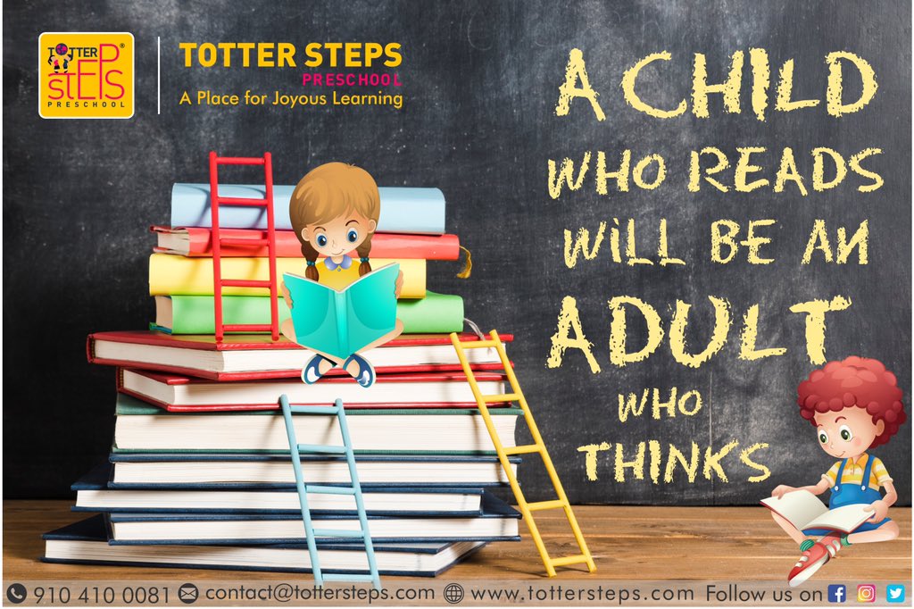 tottersteps's tweet photo. #TotterSteps #Preschool #AJoyousLearning
#HappyWorldBookDay https://t.co/opp0hZzrxW