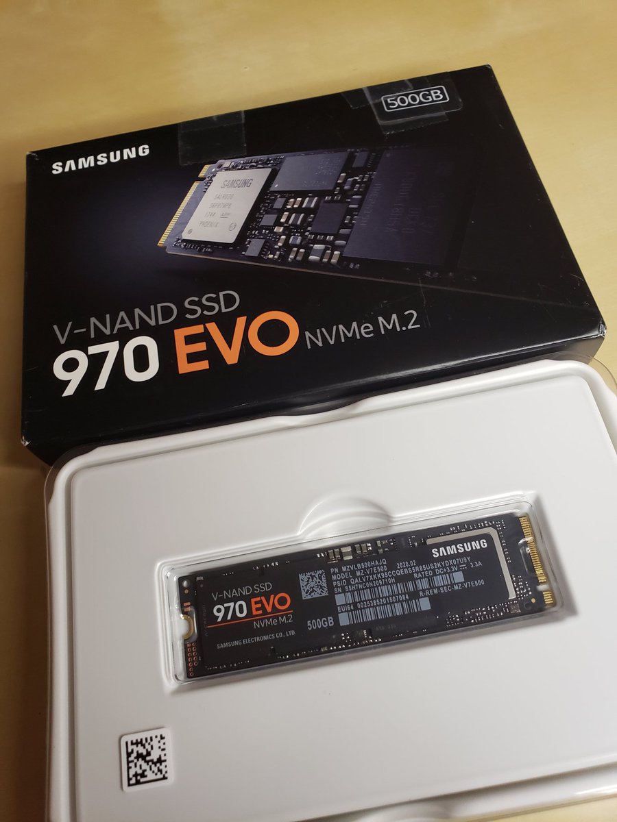 cerosfx's tweet photo. One more piece to the puzzle! #SmallStreamerCommunity #SmallStreamerConnect #twitchtv #Streamers #smallyoutuber #970evo #nvme #m.2 https://t.co/KfYkHUinAu