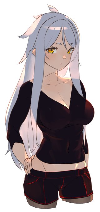 TRPG用キャラ 浮島羚 (`、3_ヽ)_ ラクガキ 