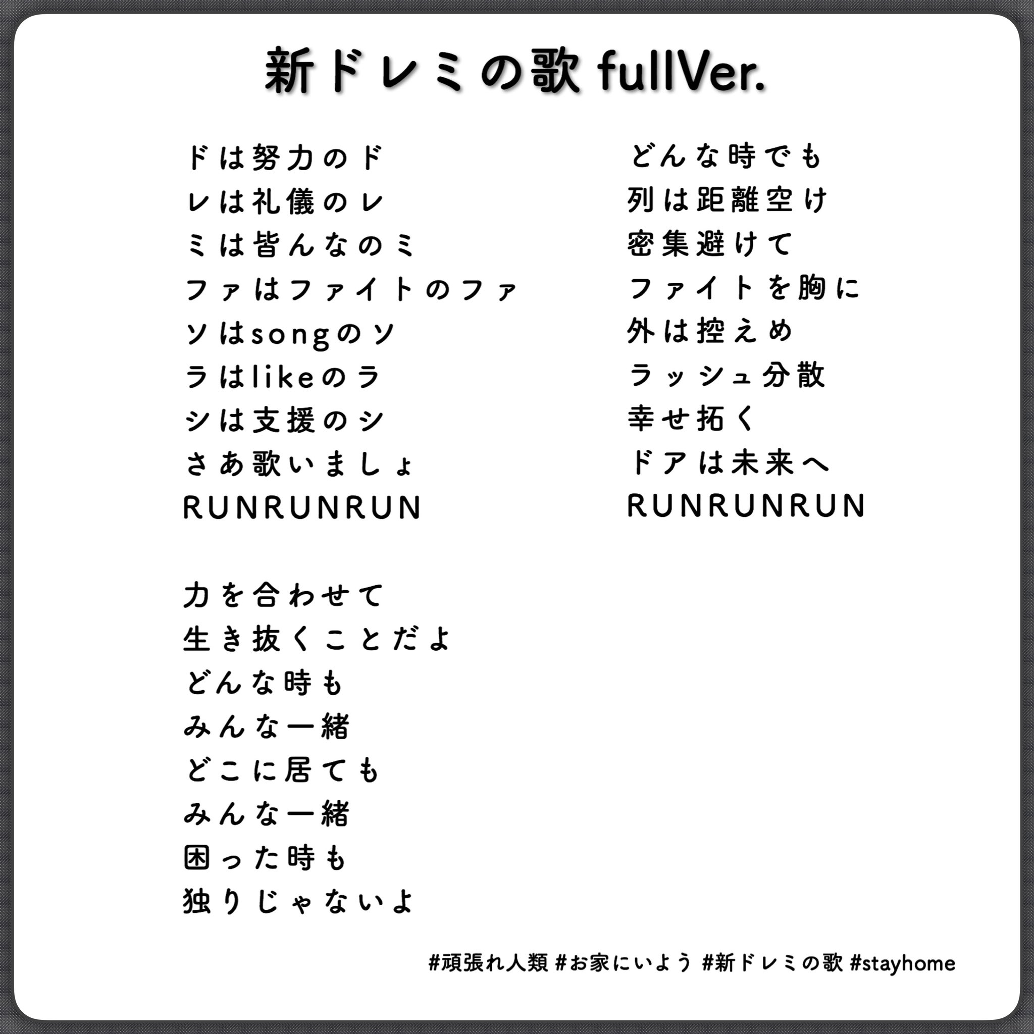 ドレミの歌替え歌 Twitter Search Twitter