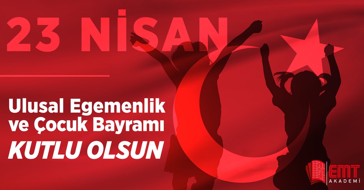 Ulu Önder Mustafa Kemal Atatürk'ün tüm çocuklara armağanı Ulusal Egemenlik ve Çocuk Bayramı ve Türkiye Büyük Millet Meclisi'nin açılışının 100. Yıl dönümü kutlu olsun.
#23nisan  #23NisanKutluOlsun #EvdeBayramVar