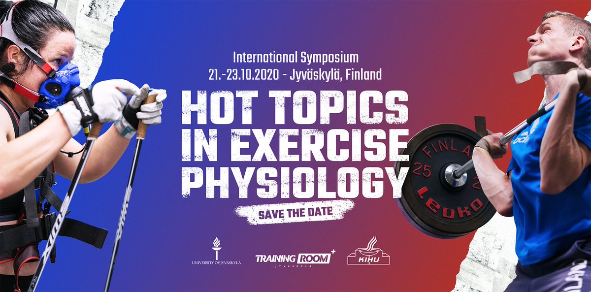 JYUBiolPA's tweet photo. “Hot Topics on #ExercisePhysiology” 21st Annual Symposium organized by @JYUBiolPA will take place 21.-24.10.2020 @JYUsport_health 👍🏼 Collaboration with @KIHUFinland More info https://t.co/eakgATpMiq
#ISBPA2020 #LITHIT #genes #strength #femaleathlete #recovery #JYUnique https://t.co/d277sDDRGv