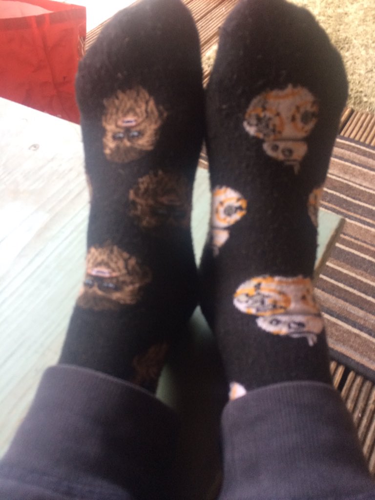 ItsSm42772424's tweet photo. Are they still odd socks if they are star wars socks? #starwarsfans #StarWars https://t.co/BR2o3KIbvw