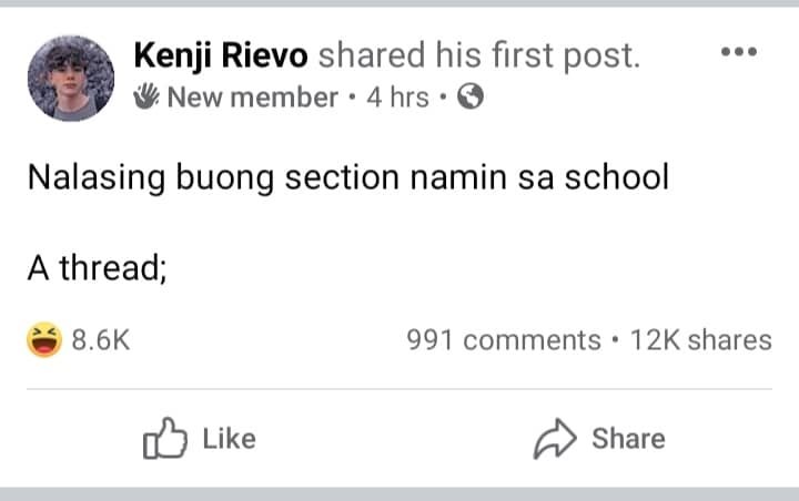  for fun lang po ito mga mamser wag natin seryosohin lt kasi talaga to tapos nakikita ko sebong sa kanila HAHAHAHAHAeto og post 