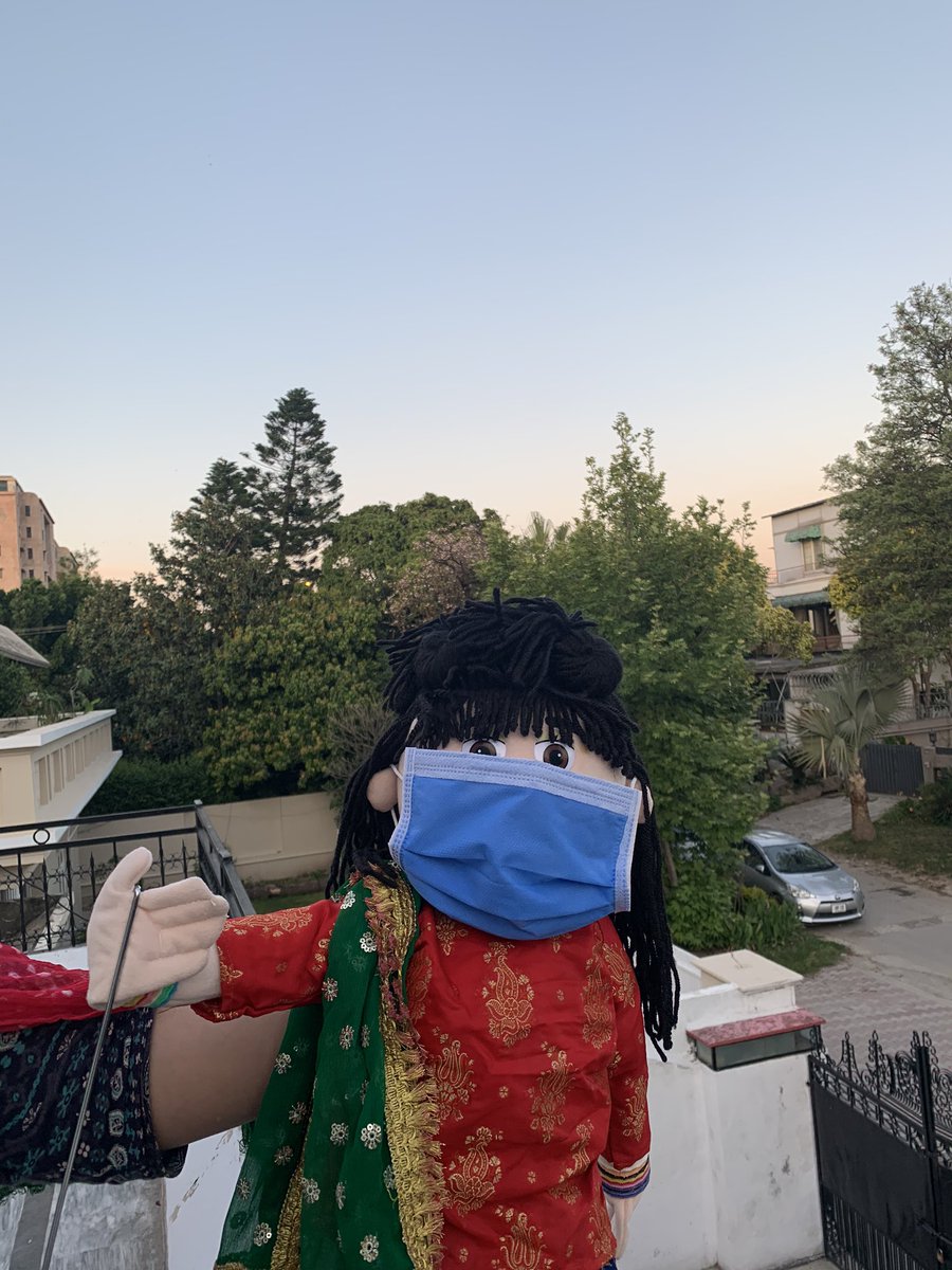 PeacefulPuppets's tweet photo. Meethi is very careful going outside. She is wearing a surgical mask which was challenging to fit on her face. It is uncomfortable but Meethi would rather be safe than contract the virus. She can not afford to transmit the virus to dada jaan https://t.co/UNEOLD4cfE