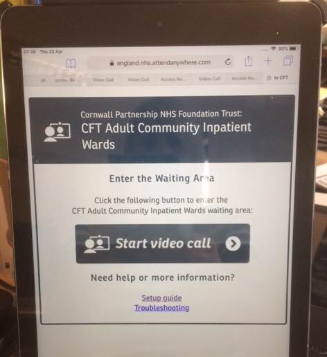 Excited to announce that Phase 2 of our #NHSVideoConsult implementation <a href="/CornwallFT/">Cornwall Partnership NHS Foundation Trust</a> launches today with virtual ward rounds in community and MH wards now an opportunity for our health care professionals. 👍👩‍⚕️👨‍⚕️Let's go! #NHSTechhero