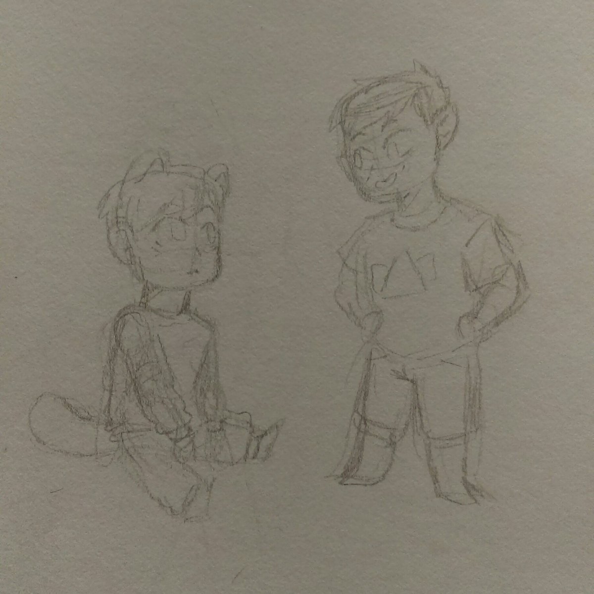 IsthatrightK's tweet photo. Babies. Their bodies! Baby Lott and baby Carto.
#OC #ocs #originalcharacter #drawing #drawingchallenge #traditionalart #Kimoni https://t.co/xggpkiWGUc