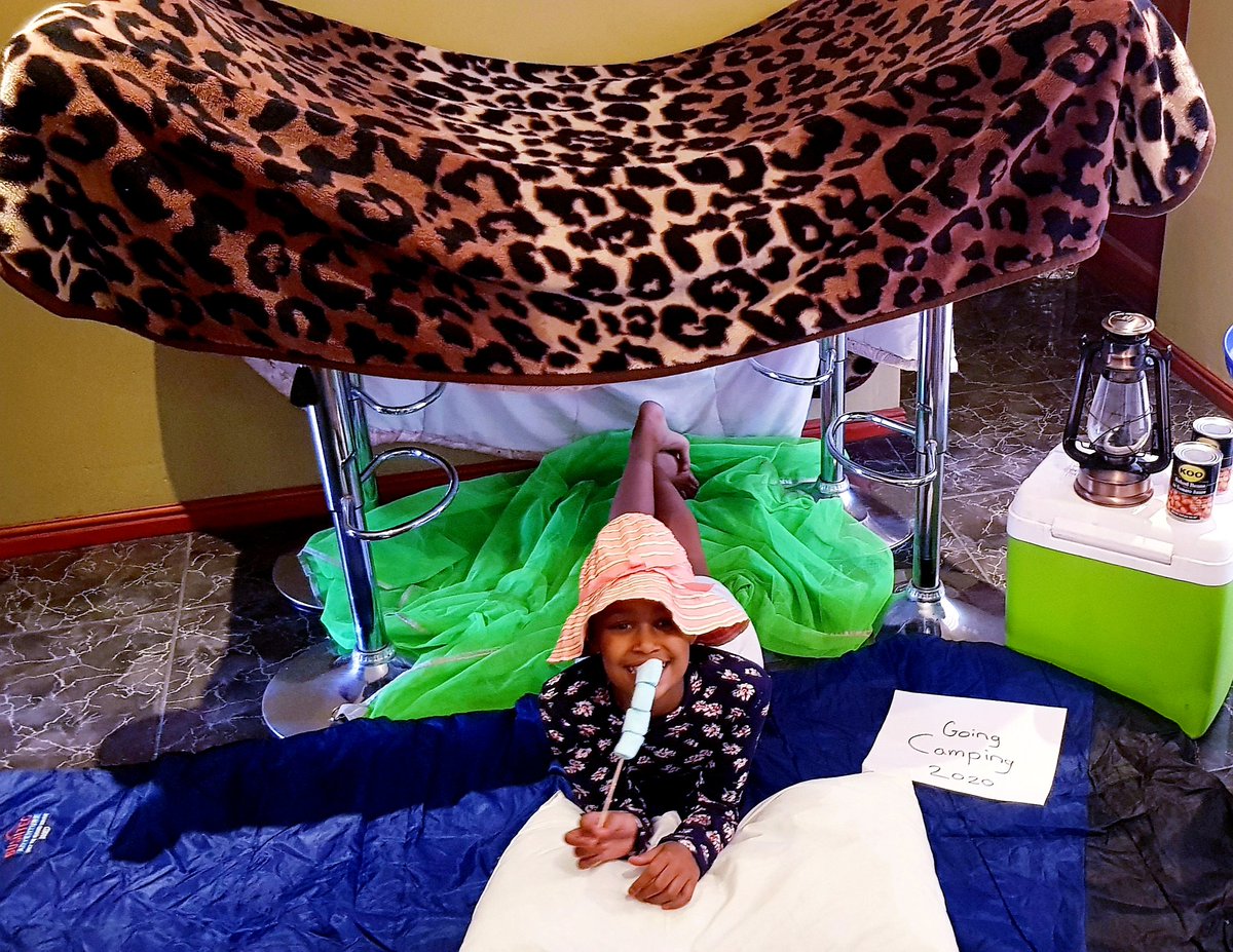 raggie_786's tweet photo. @lootcoza Made a campsite for my daughter... with sleeping bags, her own fort and marshmallows kept her busy for the whole day 😂 #parentsneedabreak https://t.co/JtpGUTgw4x