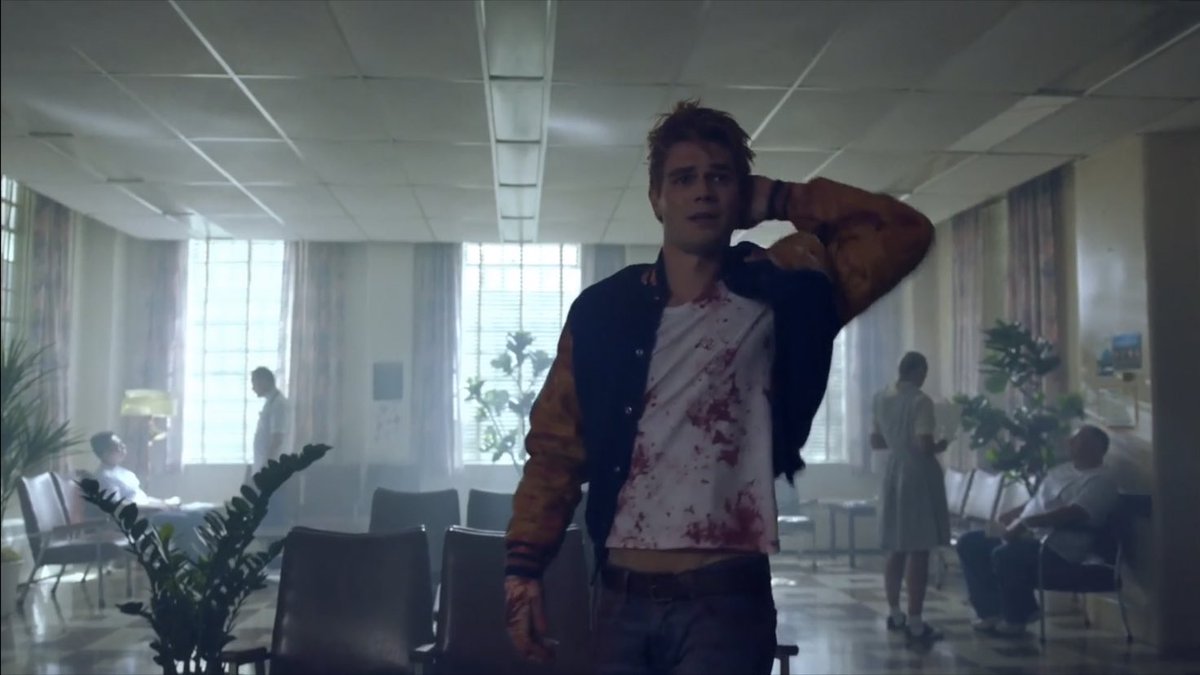 7.) whenever fred was shot, archie called betty and she immediately showed up to the hospital.