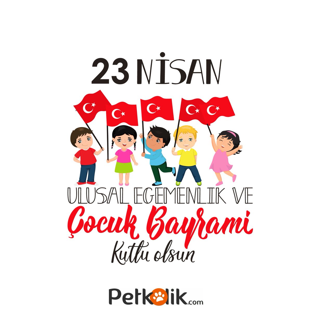 Gazi Türkiye Büyük Millet Meclisi'nin açılışının 100. yılı ve Büyük Önder Mustafa Kemal Atatürk'ün dünya çocuklarına armağan ettiği gün olan 23 Nisan Ulusal Egemenlik Ve Çocuk Bayramı kutlu olsun.

#23NisanKutluOlsun