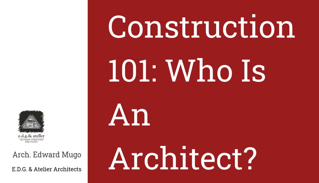 TheArchitectKE's tweet photo. "There are five other requirements necessary before one can call themselves an architect." https://t.co/YBsQsozURd #BORAQS #Architect https://t.co/4GFlXs365B