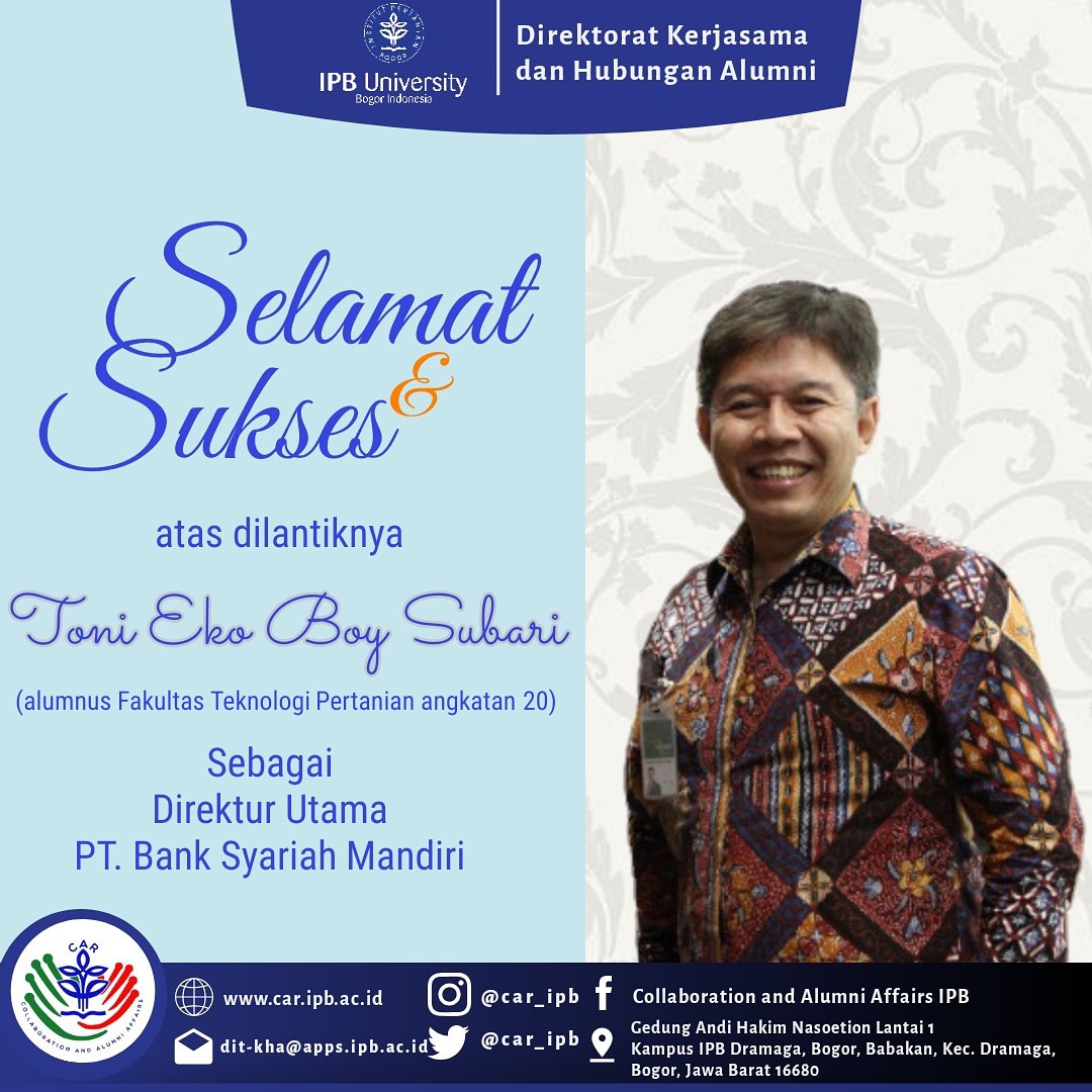 Direktorat Kerjasama dan Hubungan Alumni IPB tweet media