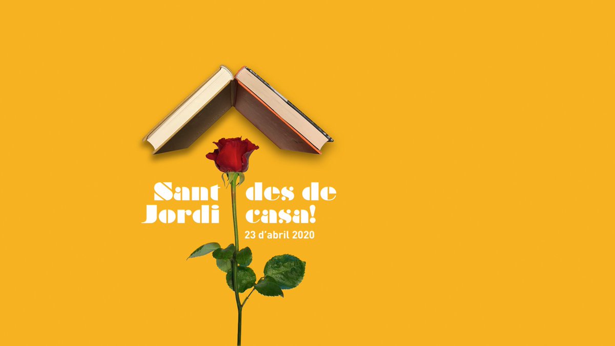 la_UPC's tweet photo. Llibres i roses, sempre.
Feliç Sant Jordi a tothom! 🌹📘🐉
#SantJordiUPC20 #SantJordi2020 #SantJordiConfinat https://t.co/cjSK7MrpeN