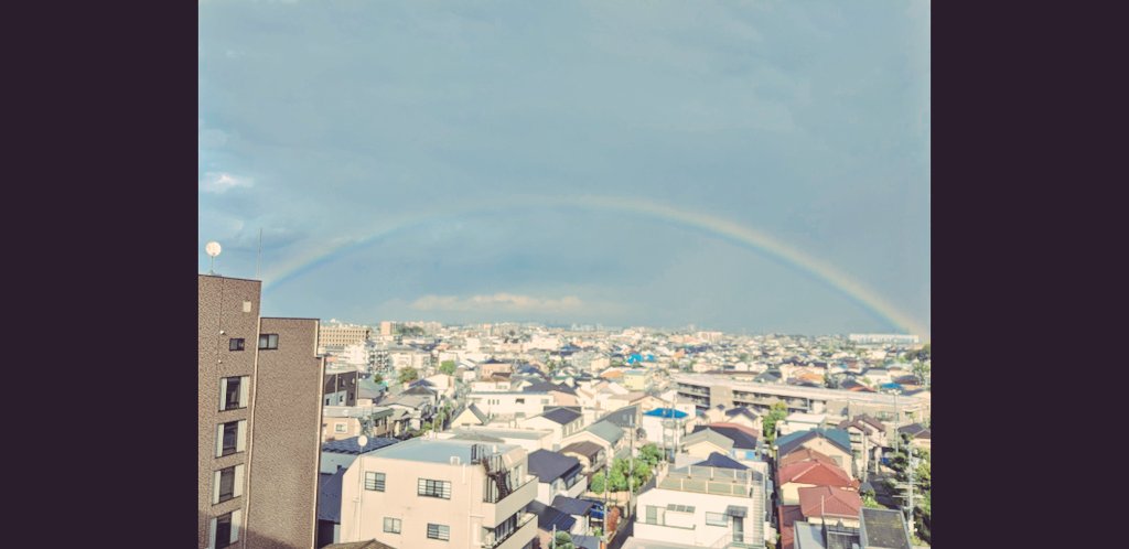 sunaf's tweet image. 通り雨の後。