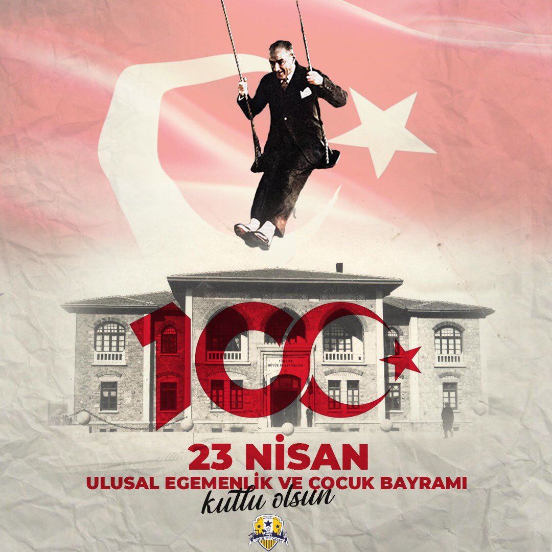 UntilTheGraveFB's tweet photo. 100. yılını kutlayacağımız, Gazi Mustafa Kemal Atatürk’ün tüm dünya çocuklarına hediyesi #23Nisan Ulusal Egemenlik ve Çocuk Bayramımız kutlu olsun! 🇹🇷 #EvdeBayramVar
#23NisanKutluOlsun https://t.co/kpCbI9Wqyu