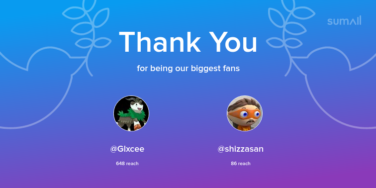 Sideexd's tweet image. Our biggest fans this week: Glxcee, shizzasan. Thank you! via sumall.com/thankyou?utm_s…