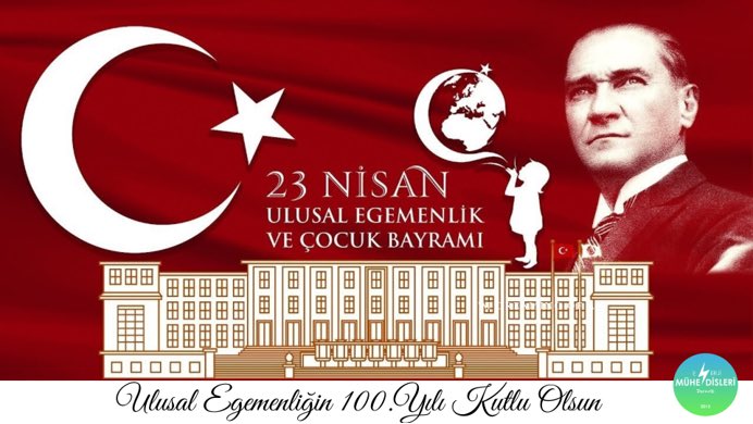 EmdOrgTr's tweet photo. Geçmişten bize kalan en büyük miraslarımızdan biri olan ulusal egemenliğimizin 100.yılı ve bu mirası ilk günkü heyecanla geleceğe taşıyacak tüm çocuklarımızın 23 Nisan Ulusal Egemenlik ve Çocuk Bayramı kutlu olsun.🇹🇷 https://t.co/XZyEXXLLwS