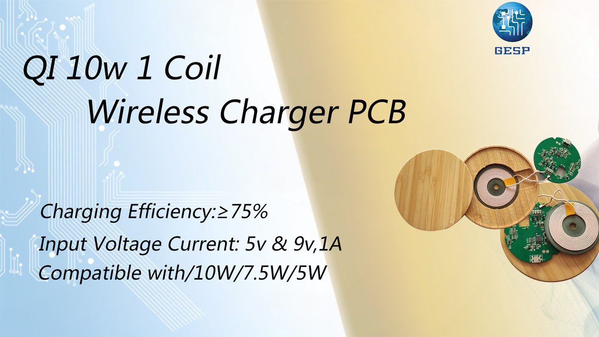 GespTechnology's tweet image. GESP Technology only supports high-quality wireless charger PCBA. Using Shengyi, NPO A11 coil capacitor. The charging efficiency can be up to 85%, durable, and does not hurt the battery.