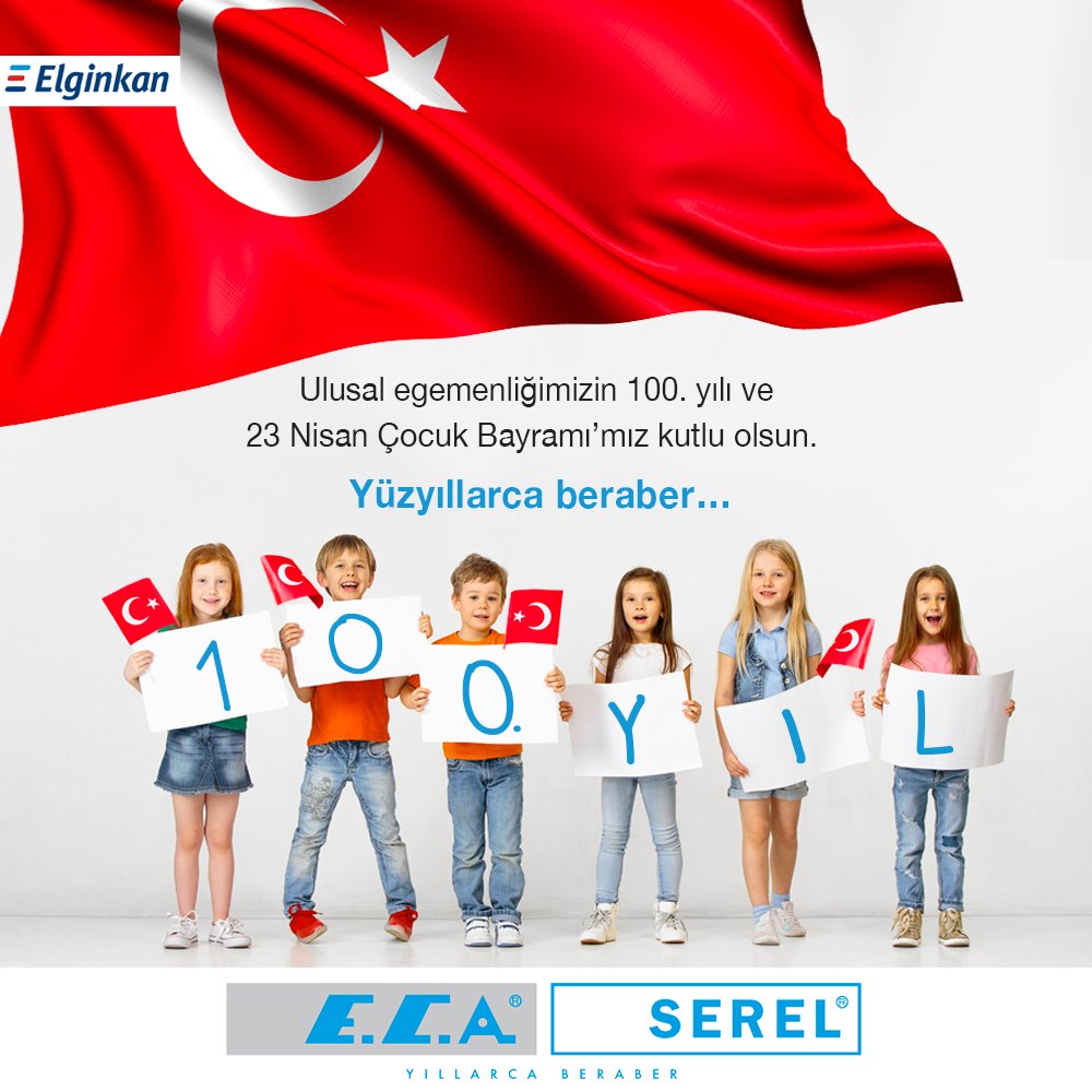 ECA_Elginkan's tweet photo. Ulusal egemenliğimizin 100. yılı ve 23 Nisan Çocuk Bayramı'mız kutlu olsun. #YüzyıllarcaBeraber https://t.co/2mlgSMIpUS