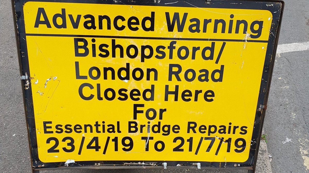 MarkGale's tweet photo. A217 Bishopsford Road/London Road collapsed bridge update Thu 23 April 2020

It's now been a whole a year of the bridge closure, and we are further away today from it reopening than we were at the very start. Incompetence, inaction, inept, in-perpetuity! #MitchamBridge https://t.co/e119k8COyM