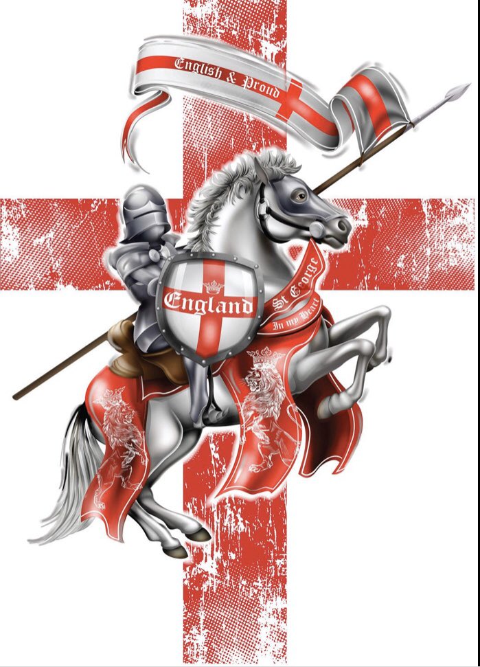 1saxon's tweet photo. Happy Saint George’s day, one and all. https://t.co/LaSBVxpCEj