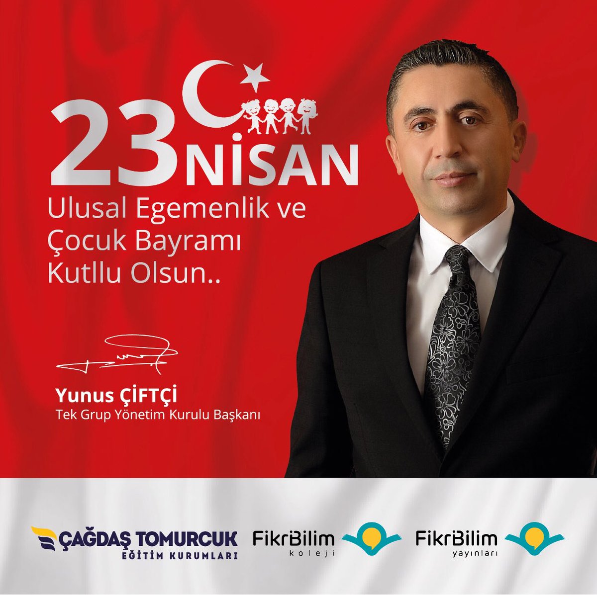 yunusciftcitr's tweet photo. 23 Nisan Ulusal Egemenlik ve Çocuk Bayramımız Kutlu Olsun 🇹🇷 https://t.co/OdHU0Q0CkW
