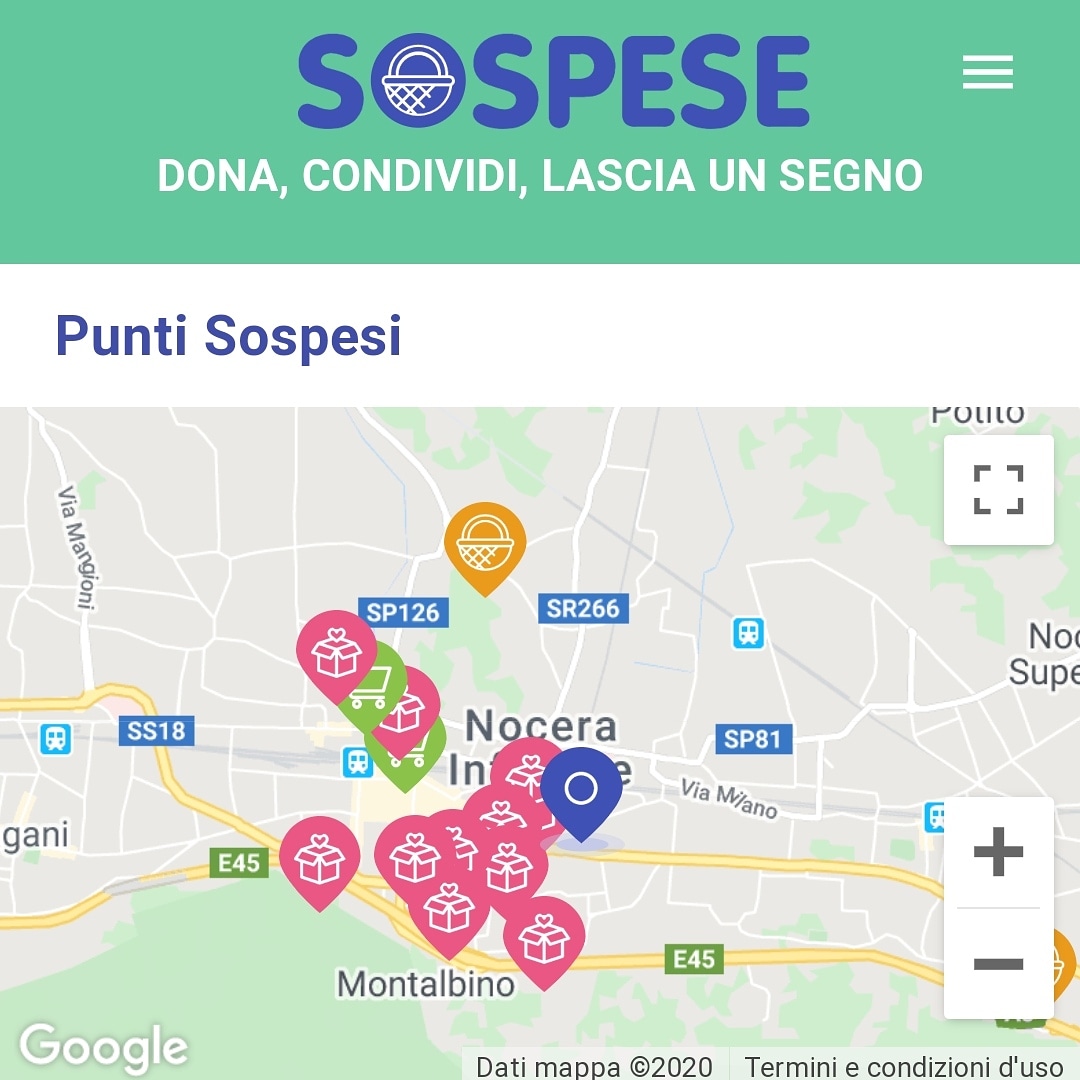 SospeseI's tweet photo. Grazie per la risposta immediata, grazie per i punti sospesi che state segnalando!
Vista del Comune di #nocerainferiore
Dona, condividi, lascia un segno.
#sospese #doni #cesto #spesa #donazione #donare #sospeso #solidarity #sostegno #sos #help #share #webeetle #campania #italy https://t.co/AtQiMtwebG