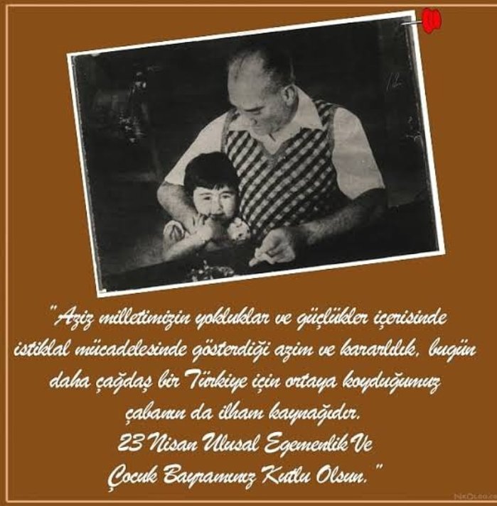 #23NisanUlusalEgemenlikveCocukBayramı #MustafaKemalATATURK #100YılKutluOlsun