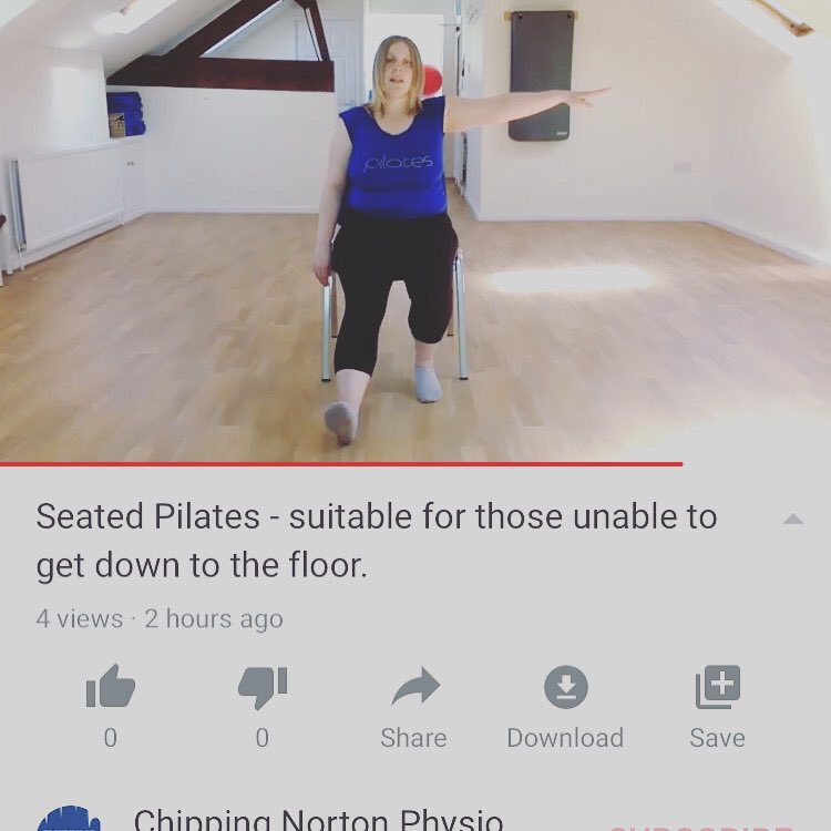 Seated Pilates Class now available on our YouTube channel. Fantastic to have another member of our team on our free Pilates channel.If you would be interested in joining a regular class (by Zoom) do get in touch. m.youtube.com/watch?v=PIv2NY… <a href="/mssociety/">National MS Society</a> <a href="/ParkinsonsUK/">Parkinson's UK</a> <a href="/TheStrokeAssoc/">Stroke Association</a>