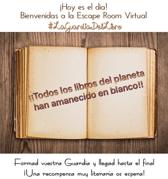 brumoma's tweet photo. Els llibres del planeta s’han despertat en blanc! Formeu la vostra Guàrdia i feu que fracassin els plans del malvat Ministre d’Incultura. Hi ha 4 lots de contes en premis.
#EscapeRoom creada gràcies a les inspiradores xerrades i #Breakout d’@applejux https://t.co/inc3E8Di9z https://t.co/Rm5nNXiUmB