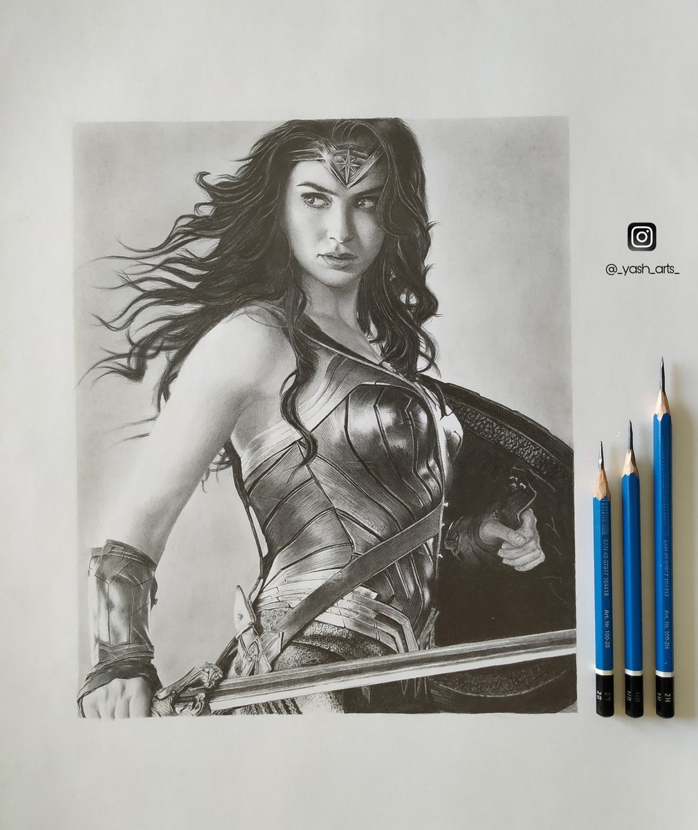 _yash_arts_'s tweet photo. @gifsdcu im a big fan of @GalGadot ma'am please retweet my artwork tribute for her.. let her see it.. love from india ❤️😇✌🏻 https://t.co/etcRsltbtT