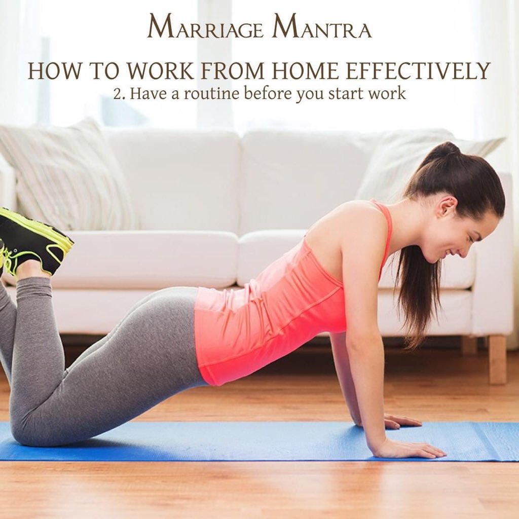 MarriageMantra's tweet photo. Stay tuned with us this week as we bring to you tips to get work effectively from home.
#covid19 #coronavirus #indiafightscorona #stayhome #staysafe #workfromhome https://t.co/PyzJbcppUu
