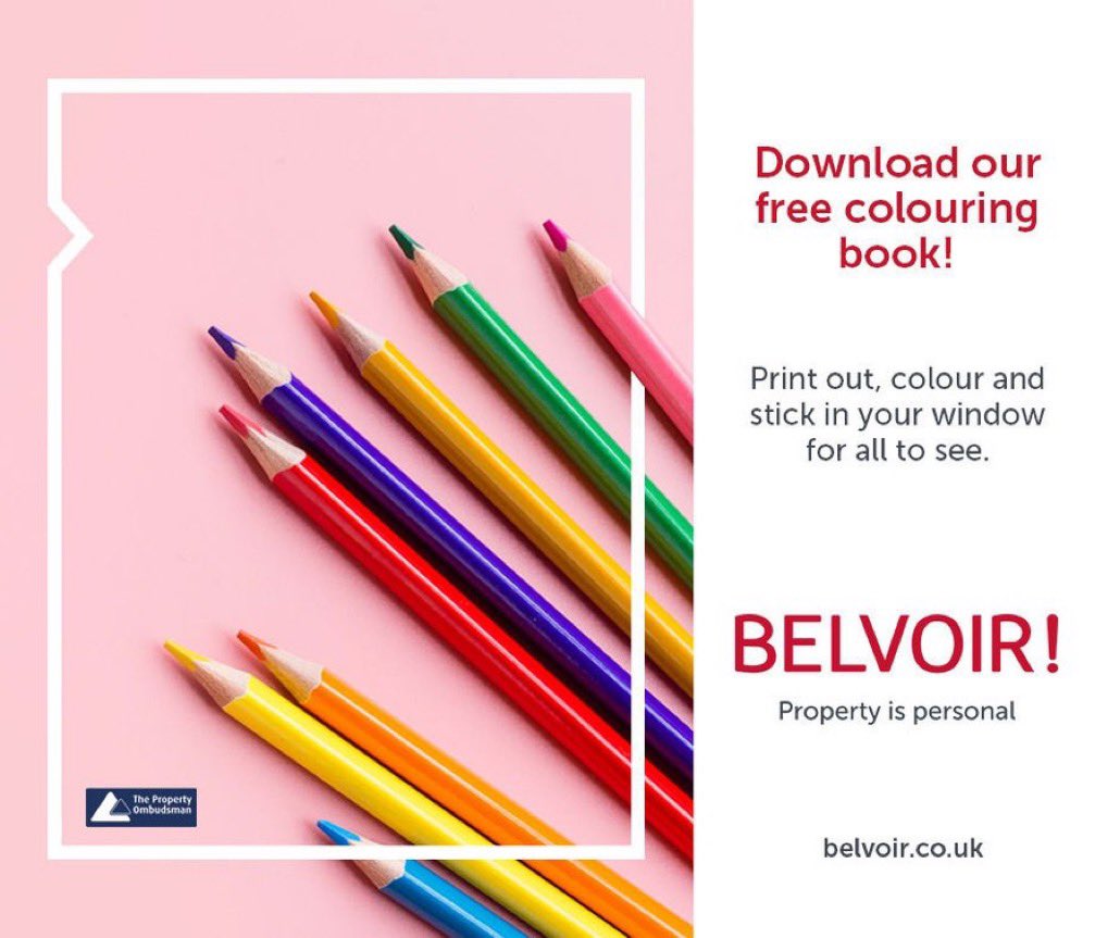 Belvoir Colouring book which includes a thank you to the NHS message to share with your friends and families!
 
Why not share it with your friends and family and make someone smile!
bit.ly/2RUPufr