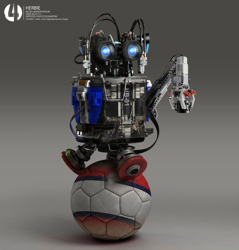 EarthTRN554's tweet photo. 'Herbie' concept designs by artist Fausto De Martini for an early version of the film (2013). #Fant4stic #FantasticFour #Marvel https://t.co/pLma4Z8MxN