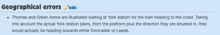 Christopher Awdry didn't do enough homework on his subject matter, did he?