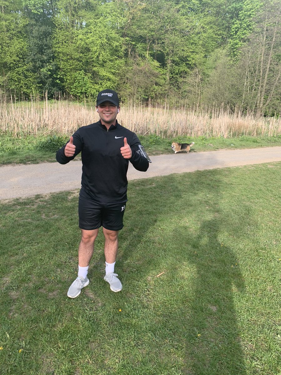 Always nice to seeing another  member of #teammorson out exercising and wearing the 🧢 @xavierashurst @MorsonGroup