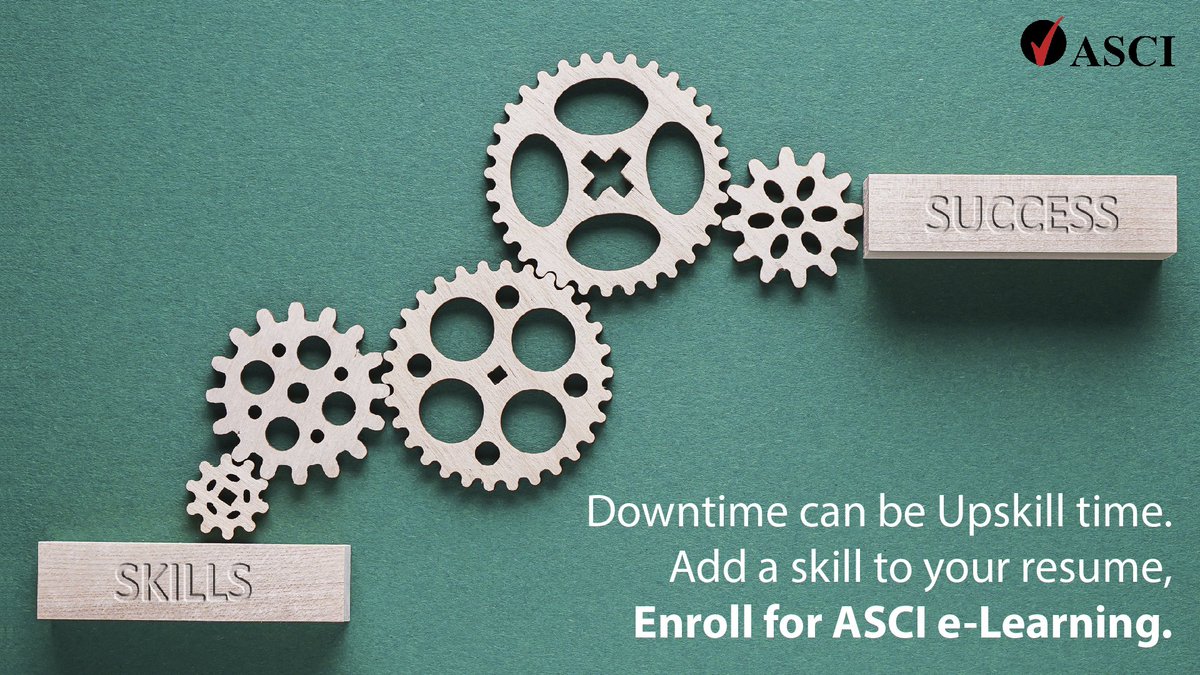 ascionline's tweet photo. Downtime can be upskill time.
Get additional qualification, in time for your appraisal. Enroll now for ASCI e-Learning: https://t.co/3gg8yZKEug  #Stayahead 

@IAA_India  @TheAdClub_India
#ASCIELearning #upskill #ELearning #agencylife #adagency #Onlinecourses #digitallearning https://t.co/UECuhJGCLP