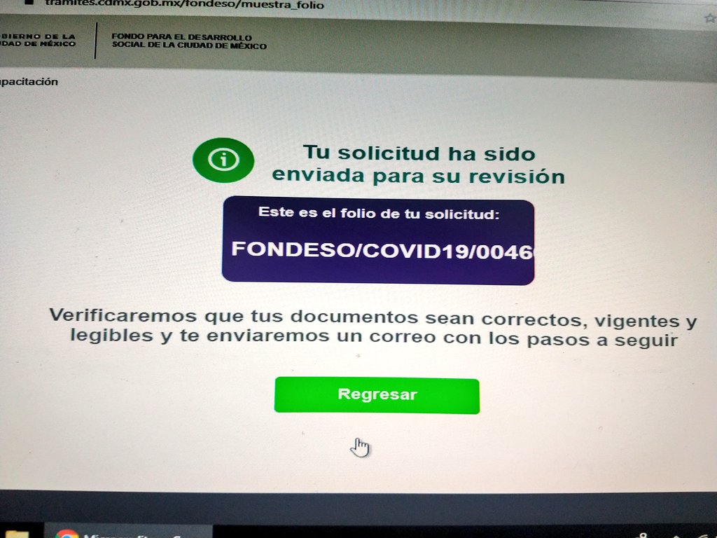 LUISANTONIVERAZ's tweet photo. @FondesoCDMX @GobCDMX @Claudiashein @FadlalaAkabani @SedecoCDMX Hola tengo este número de folio y no se han comunicado con Migo. Solo necesito saber si aplica o no el crédito por favor https://t.co/N3zbbuZlNK