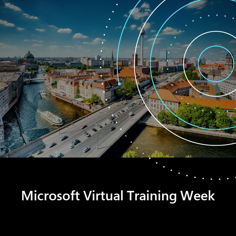 msdev_de's tweet photo. Gewinne wertvolle Fachkenntnisse zu unseren Technologien und melde dich für die Microsoft Virtual Training Week an. Sei dabei und erstelle deine individuelle Trainingswoche: https://t.co/Ya8KZ6hfO0 #MVTW #Azure https://t.co/ari2wfGK62