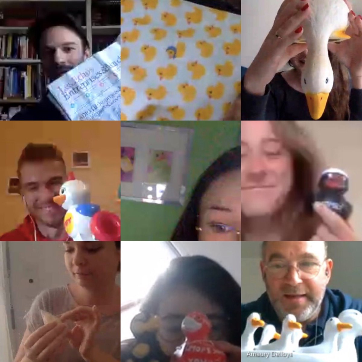 Avec le defi #canard on se sent moins confits (-nés)! Bravo les part-time du #MBADMB qui tiennent le cap du #digitalworking 

#MBADMB #ONALAPATATE #TEAMS #EFAPATHOME #RESTEZCHEZVOUS