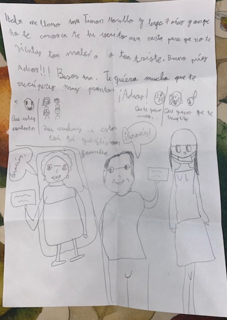 voluntarioscov1's tweet photo. Buenos días!! Cartas con alma 📩🧸🎁🌈 Gracias Timón 👏🏻 #cartasconalma #voluntarioscodvid #Sevillahoy #covid19sevilla #COVID19 https://t.co/KuE4N2lewT