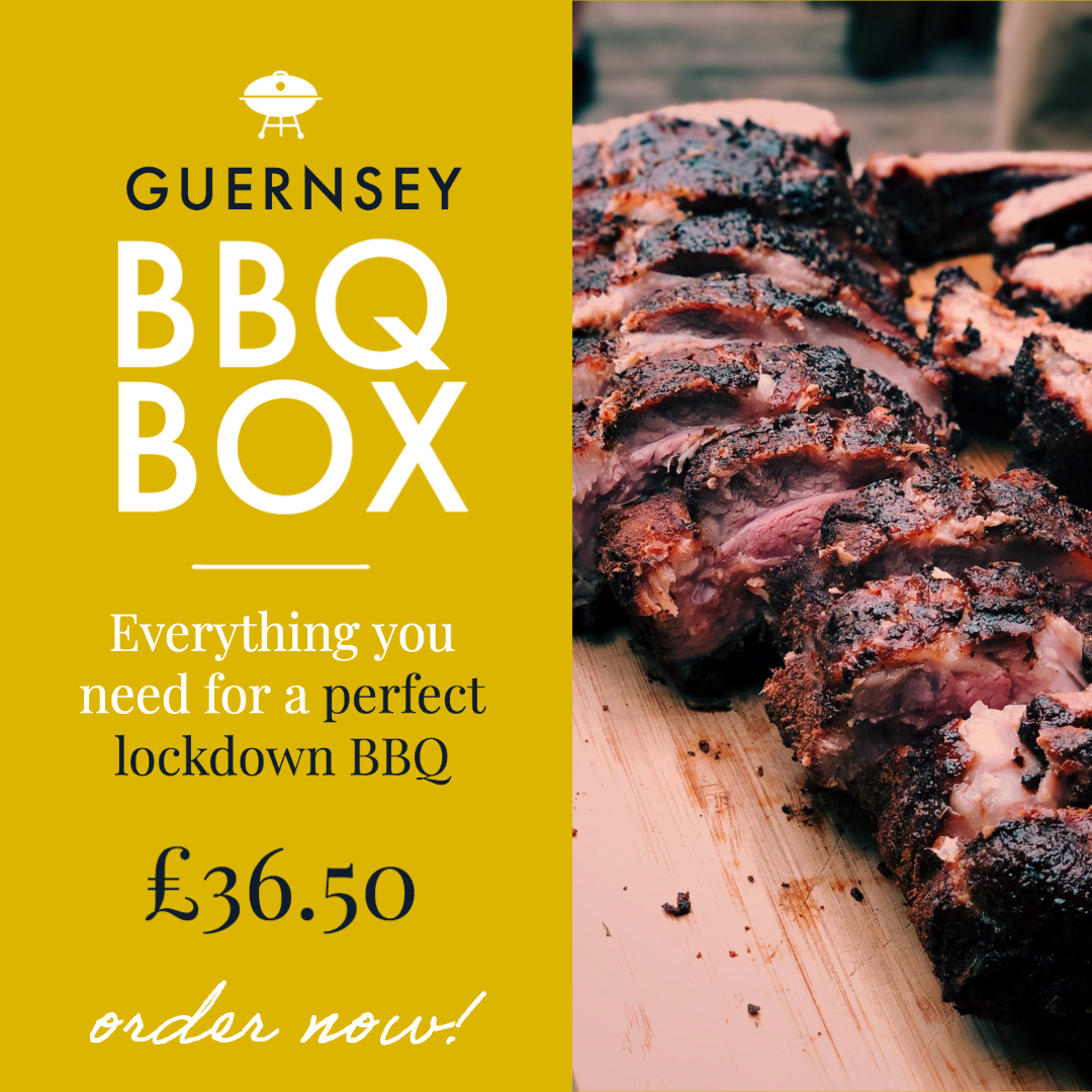 It's Here! The Guernsey BBQ Box Only £36.50 - Pork Sausages
 Lemon Pepper Chicken Steaks, Thai Pork Loin Steaks, Steakburgers, Spare Ribs, Pepper Rib Eye Steaks, Burger Cheese Slices #keepingtheislandsfed mailchi.mp/a314cf173e0a/g…