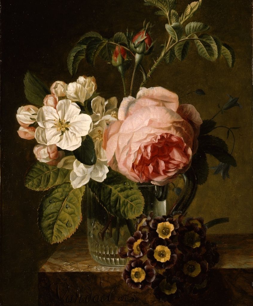 Rachel Ruysch (1664-1750). You can always spot a Rachel Ruysch. No still-life painter of the Dutch Golden Age sounds a darker note than her. The early & #39;forest floor& #39; pictures are especially doomy. Everything withering and dying. Things get brighter later on. But not much.