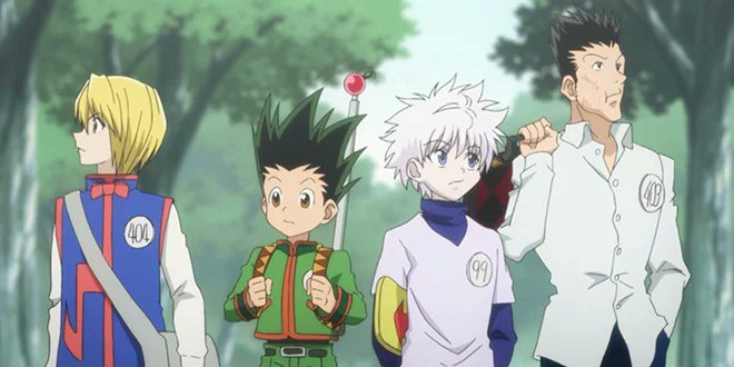 Hunter X Hunter#Gon, killua, Kurapika and Leorio