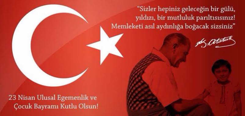 23 Nisan Ulusal Egemenlik ve Çocuk Bayramımız Kutlu Olsun 🇹🇷 #23Nisan1920 #TBMM100Yasinda