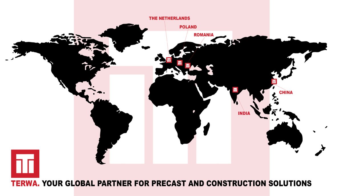 terwagroup's tweet photo. TERWA is the global supplier for precast and construction solutions. With our full staff, we are happy to give all construction and precast companies a full service and 100% support. For more info please visit our website. #precast #prefab #concrete #Construction #terwa https://t.co/BkRadbU3PT